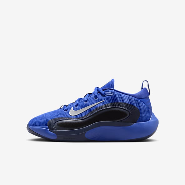 Girls blue nike trainers clearance